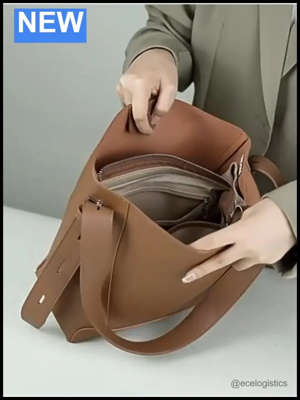 Genuine Leather Hobo Bag Crossbody Shoulder Purse with Adjustable Strap